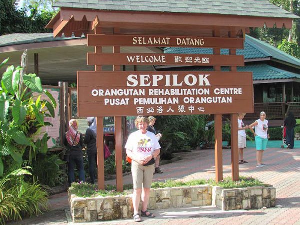 Isobel Ripley in Borneo