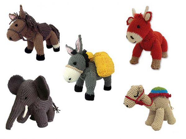 Knitted animals