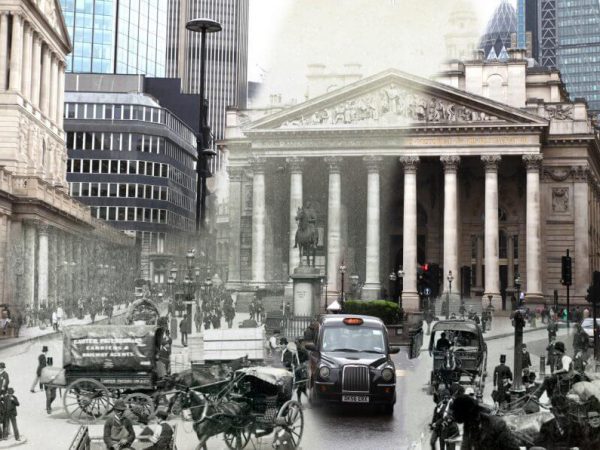 working animals at the royal exchange London