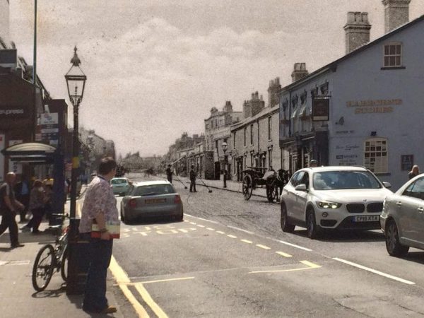 Working animals at Harbone High Street, London