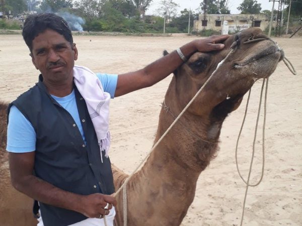Ganesh and his camel, Bari