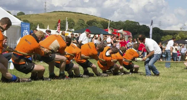 Tug of war challenge